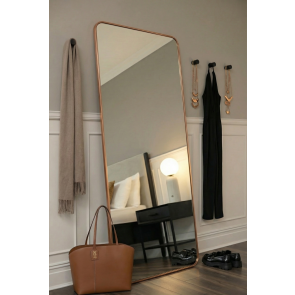 Alana Extra Large Leaning Mirror – Copper