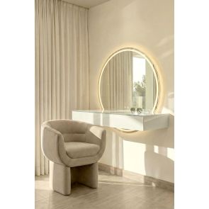 Alba Dressing Table With Illuminated Mirror 