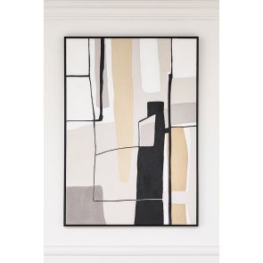 Brownstone Two - Hand-Painted Wall Art