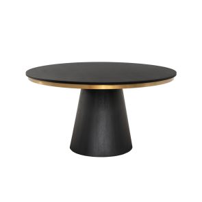 Brewster 4-6  Seat Black Dining Table