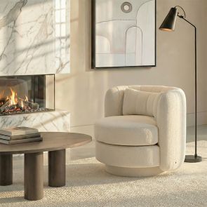 Calvin Fauteuil pivotant – Carrara