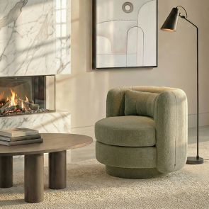 Calvin Fauteuil pivotant – Pistache