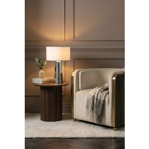 Docena Table Light White / Silver