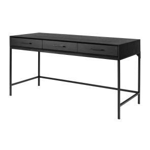 Duo Black Desk/Dressing Table 