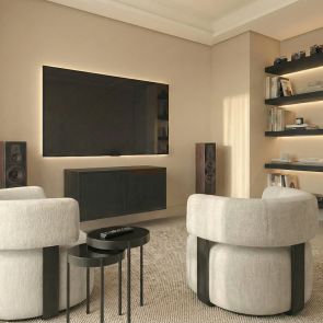 Inga Black Oak Floating Sideboard 