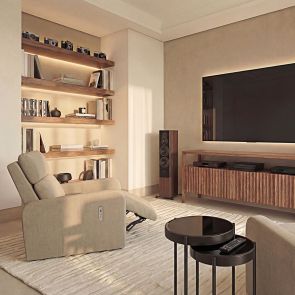 Lennox Elektrisk Reclinerfåtölj - Taupe