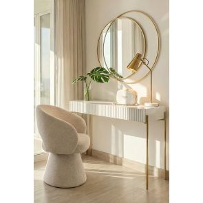 Lexington Pebble Grey  Console Table