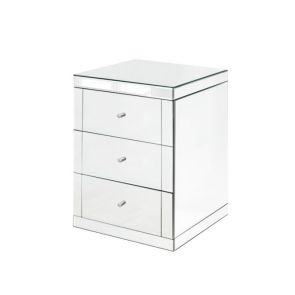 Lucia Mirrored Bedside Table