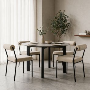 Set of 2 Nosta Dining Chairs – Sable