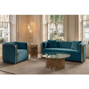 Ozman Two Seat Sofa – Peacock