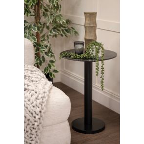 Parker Sidobord - Svart Marmor