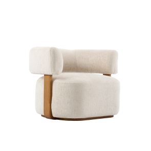 Pax Accentstol - Light Taupe - Chestnut
