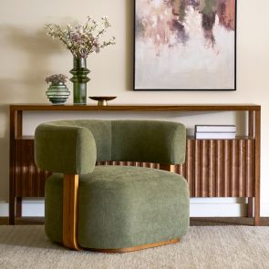 Pax Accentstol Sage Green – Chestnut
