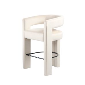Santini Tabouret de comptoir - Craie