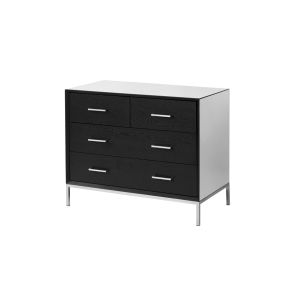 Trio Black Chest of Drawers