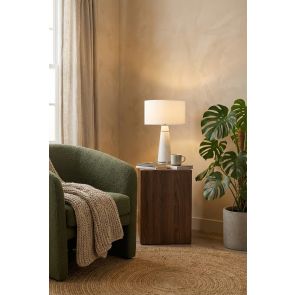 Valencia Table Light White/Silver 