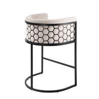 Alveare Counter Stool Black - Chalk