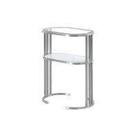 Aria Side Table Silver