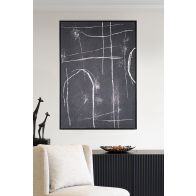 Wandkunst Handgeschilderd Structures 1