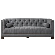 Bankes Three Seat Sofa - Charcoal