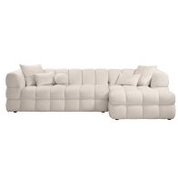Berlin Right Hand Corner Sofa – Light Taupe Chenille 