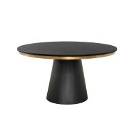 Brewster 4-6  Seat Black Dining Table