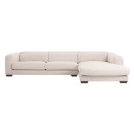 Dolce Ecksofa Extra Large – Rechtsseitig - Naturleinen