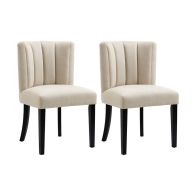 Hatfield Set de 2 chaises de salle à manger - Limestone