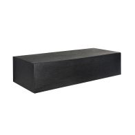 Inga Black Oak Floating Console Table