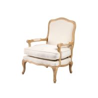 Le Brun Limed Oak French Armchair