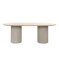 Ophelia Eettafel Eiken Grijs Gewassen