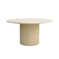 Ophelia Washed Grey Oak Circular Dining Table 