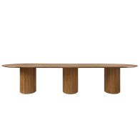 Ophelia Mesa de comedor XL - Castaño
