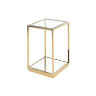 Rippon Brass Square Side Table