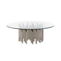 Rubell Silver Coffee Table