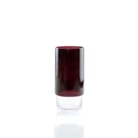 Medium Crimson Glass Vase 