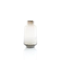 Large Dove Grey Glass Vase