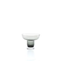 Small Grey Glass Vase