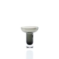 Medium Grey Glass Vase